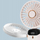 Ventilator portativ mini TriTon LXGA30, kompakt, i bardhë