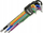 Set çelësa Torx Tvardy S2 T10 T50, 9 copë, shumëngjyrësh
