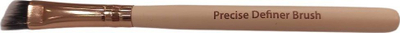 Furkë vetullash HiSkin Eyebrow Brush P1, qime të pjerrëta, dorezë bezhë