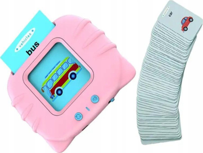 Pajisje mësimore OEM Blue Cat, lexues elektronik kartelash, 112 kartela, blu
