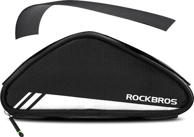 Торба за рамка на велосипед Rockbros B55 BK, 0.7L, најлон, црна