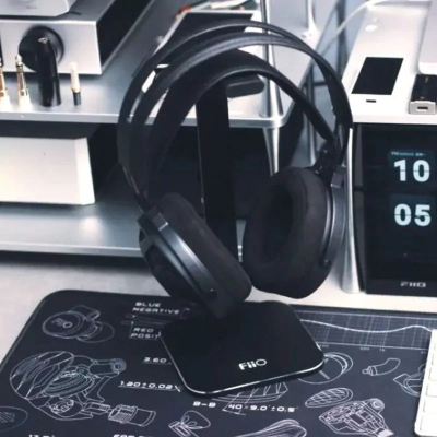 Qëndrim kufjesh FiiO HS03A HS02A, për over ear, me dizajn floating, i zi