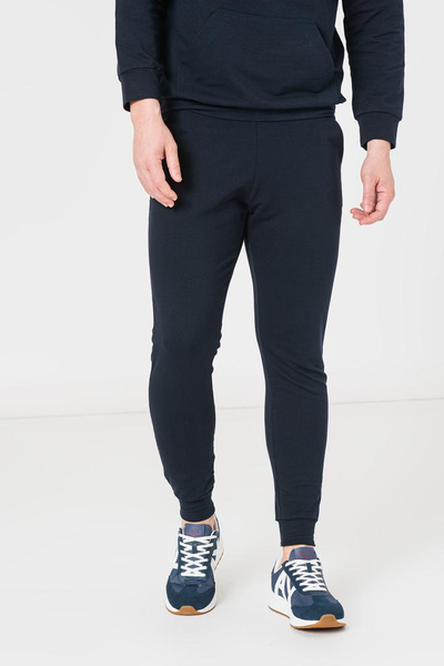 Pantallona pambuku për meshkuj PEGAS, casual, madhësia M, blu navy