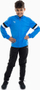 Trening për kalamaj Puma Team Rise Jr 658655 02, poliester, xhaketë me zinxhir, blu me të zezë