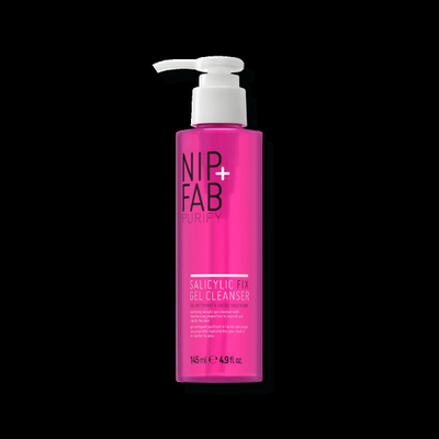Xhel pastrimi për fytyrën Nip Fab Salicylic Fix, 145 ml, me acid salicilik, rozë