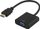 Видео адаптер Дeltaco HDMI-VGA7, HDMI во VGA, 0.2m, со Micro USB, црн