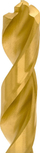 Spiral metalik Baildon DIN 338 RN, 7.5 mm, HSS TiN, bisht me 3 faqe