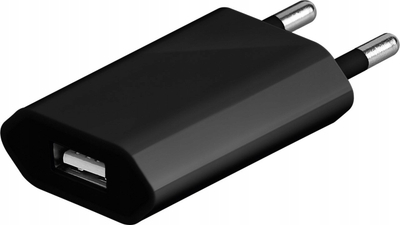 Karikues USB Wentronic 44949, për pajisje me bateri, i zi