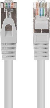 Kabllo rrjeti Lanberg Patchcord, Cat.6 FTP, 1m, set 10 copë, gri