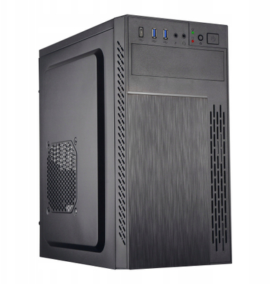 Куќиште за компјутер Eurocase ML N6-505B, MIDI Tower, USB-C, црно