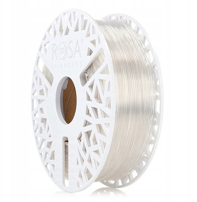 Filament 3D Rosa Flex 96A, TPU i butë 1.75mm, 1kg, transparent