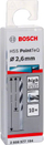 Set shpuesesh metalike Bosch 2608577194 PointTeQ, HSS, 2.6mm, set 10 copë