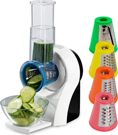 Електричен сецко Esperanza CAPRESE EKM026, 150W, 5 конуси за сечење, бел