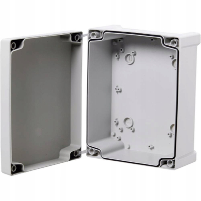 Kuti murale Fibox TA111107, ABS, 110 x 110 x 65 mm, gri e bardhë