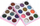 Set tatuazhesh me shkëlqim pa markë, 120 shabllone, 24 ngjyra glitter, shumëngjyrësh