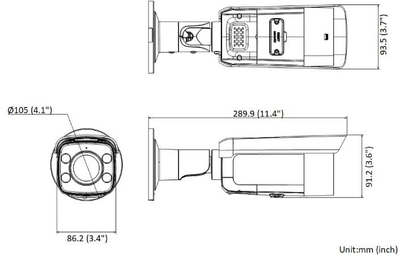 Kamerë IP Hikvision DS-2CD2T87G2H-LISU/SL, 2.8mm, rrjet, e bardhë