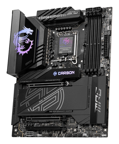 Pllakë amë MSI MPG Z890 CARBON WIFI, Intel Z890, LGA 1851, DDR5, ATX, e zezë