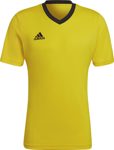 Bluzë sportive adidas Entrada 22 Jersey M HI2122, për burra, poliester 100%, e verdhë