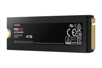 SSD Samsung 990 PRO, 4TB, M.2 PCIe 4.0 NVMe, со ладилник