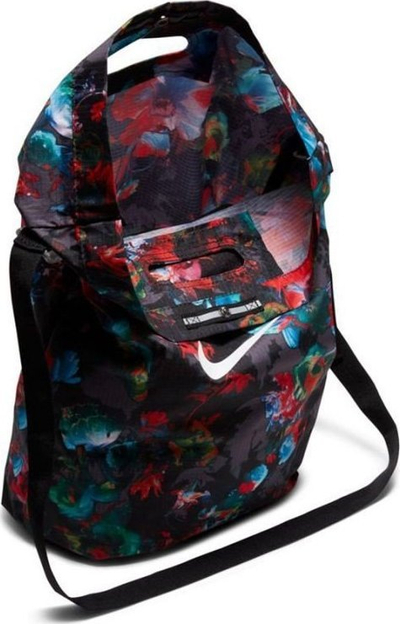 Çantë tote Nike Stash Tote AOP, 13L, palosëse, me lule, shumëngjyrëshe
