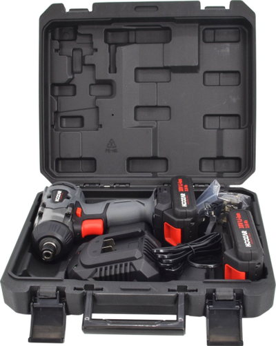 Kaçavidë goditëse me bateri Hoozar ID10BL, 18V 2x2.0Ah, 280 Nm, blu
