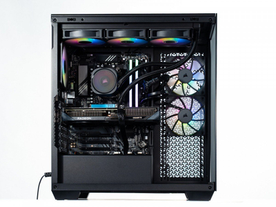 Kompjuter gaming OPTIMUS E-Sport GB550T CR9, Ryzen 7 5800X, 16GB RAM, 1TB SSD, RX 9060 XT 8GB