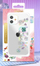 Kokëllë Kingxbar Lucky Series për iPhone 12 mini, TPU, me kristale Swarovski, transparente
