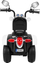 Motoçikletë elektrike për fëmijë Ramiz Chopper Night Bike, 6V, 4 km/h, e bardhë