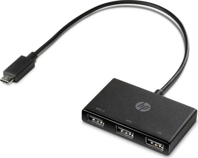 Adapter HP USB C to USB A Dock Z6A00AA, port USB C, port USB A, i zi