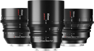 Objektiv kinematografik 7Artisans Spectrum 85mm T2.0, Canon RF, i zi