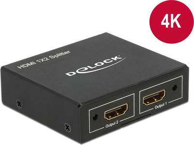Splitter HDMI Delock 87701, 2 porta, 4K, i zi
