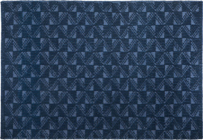 Tapet SAVRAN me lesh, 160 x 230 cm, me figura gjeometrike, blu navy