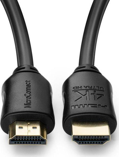 Kabllo HDMI MicroConnect MC-HDM19197.5V2.0, 7.5m, HDMI 2.0, 4K, e zezë