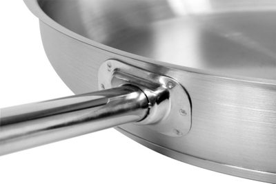 Tigan profesional Pan Gastronomy, inox, 40 cm, për induksion, argjendtë