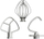 Mikser KitchenAid 5KSM125EOB, i zi