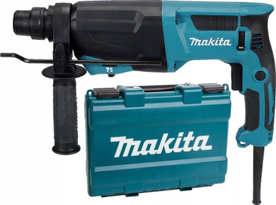 Çekiç elektrik SDS Plus Makita HR2670, 240V, për punime profesionale, blu