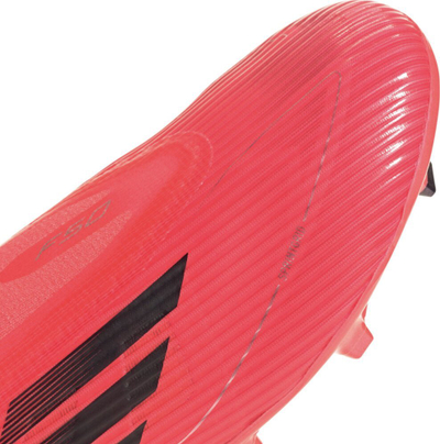 Këpucë futbolli adidas F50 League LL FG MG, pa lidhëse, për bar dhe fusha sintetike, rozë