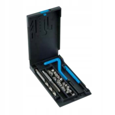 Set riparimi fileto V-Coil FANAR M12x1.5, 1.5D, kasetë plastike, e zezë