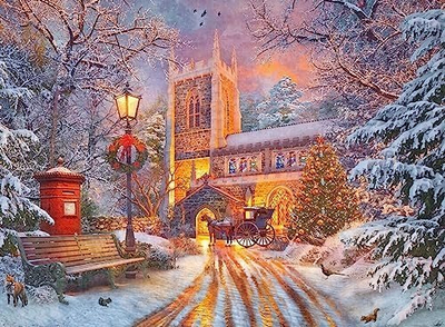 Puzzle Ravensburger Star Line 17384, 500 copa, A Sparkling Christmas, shumëngjyrësh
