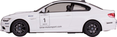 Makina me telekomandë Rastar BMW M3, shkallë 1:14, e bardhë