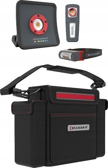 Dritë pune SCANGRIP 49.0220 DETAILING KIT ESSENTIAL, pa karikues, me USB Type C, portokalli