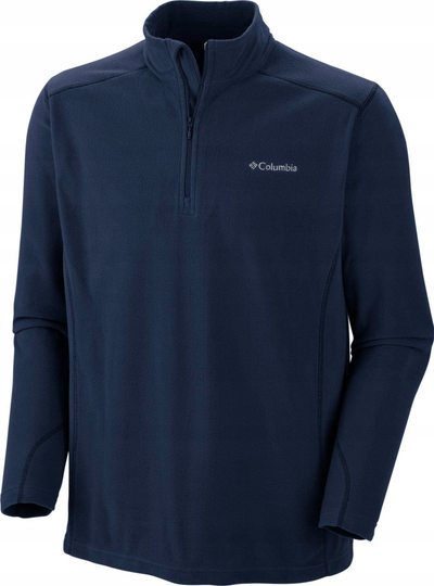 Bluza Columbia Klamath Range II Half Zip Fleece, për meshkuj, poliester, navy