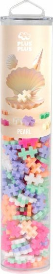 Lodër ndërtimi Plus Plus Tube Pearl Mix, 240 copa, shumëngjyrëshe