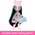 Kukull Barbie Extra Minis Travel, 14cm, me rroba dimri, shumëngjyrëshe