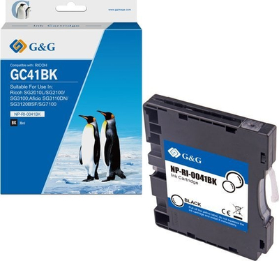 Toner G&amp;G NP-RI-0041BK, për Ricoh 405765, 600 faqe, i zi