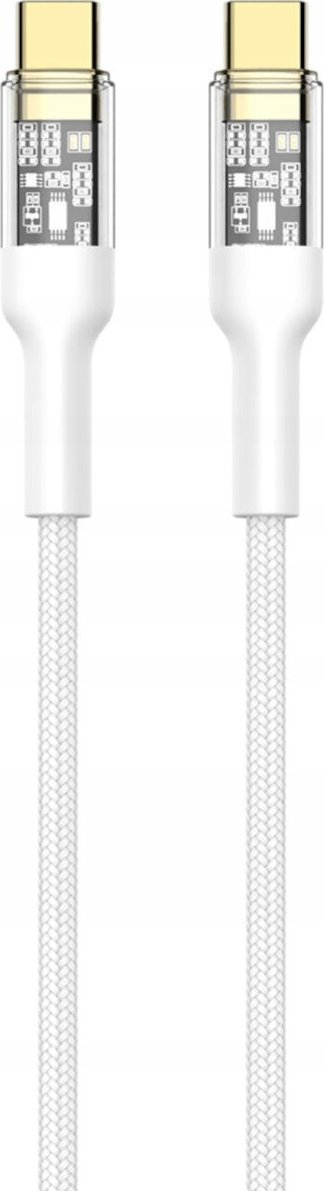 Powerbank 4smarts Lucid Block, 20000mAh, 100W PD QC3.0, e bardhë transparente