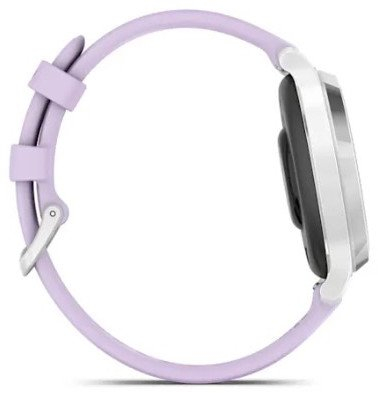 Ora e zgjuar Garmin Lily 2 Active 38mm, GPS, bateri 9 ditë, argjendtë me lejla