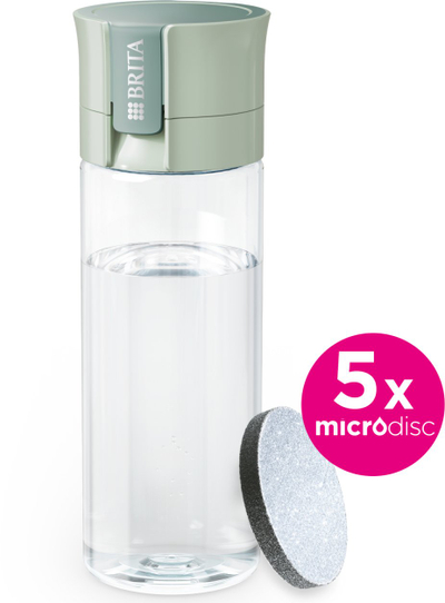 Shishe uji me filtër Brita Vital, 0.6L, pa BPA, jeshile pastel