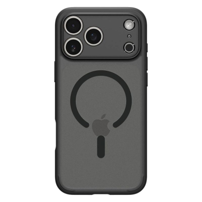 Kapotë telefoni Spigen Ultra Hybrid MagSafe, për iPhone 17 Pro Max, e tejdukshme, e zezë