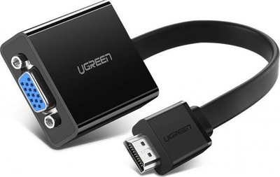 Adapter AV Ugreen 40248, HDMI në S-Video dhe RCA, i zi